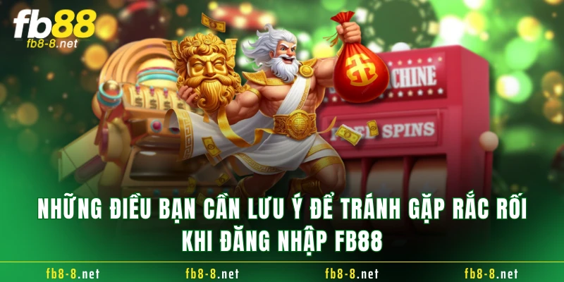 Những điều bạn cần lưu ý để tránh gặp rắc rối khi đăng nhập FB88