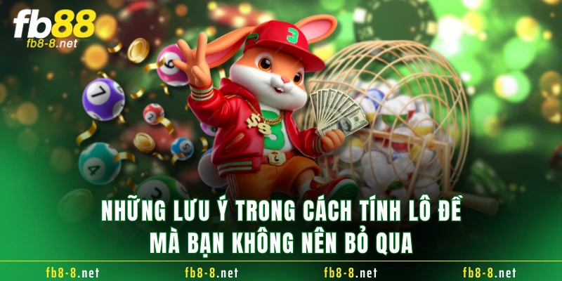 Những lưu ý trong cách tính lô đề mà bạn không nên bỏ qua
