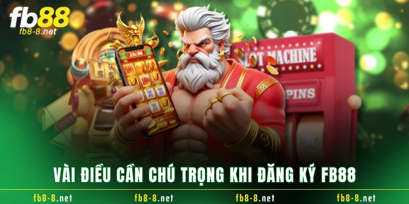 Vài điều cần chú trọng khi đăng ký FB88