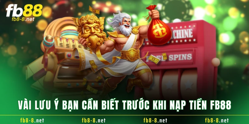 Vài lưu ý bạn cần biết trước khi nạp tiền FB88